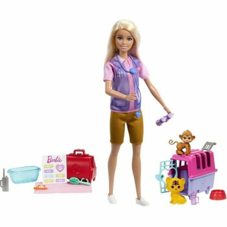 Bambola Barbie SAUVETEUSE D'ANIMAUX