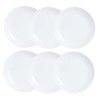 Set di piatti Luminarc Diwali 6 pcs Bianco Vetro 19 cm