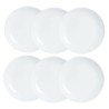 Set di piatti Luminarc Diwali 6 pcs Bianco Vetro 19 cm