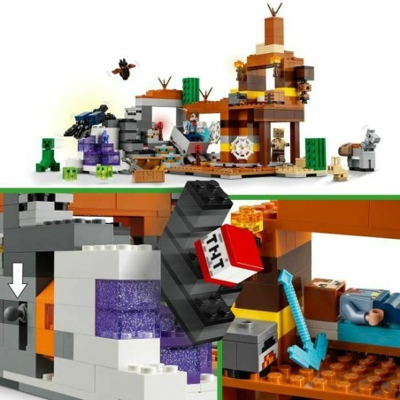 Set di Costruzioni Lego Minecraft 21263 Badlands Mine Multicolore 538 Pezzi
