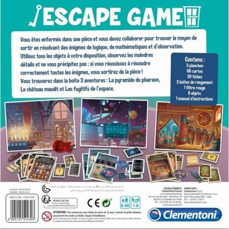 Gioco da Tavolo Clementoni 52430 Escape Game