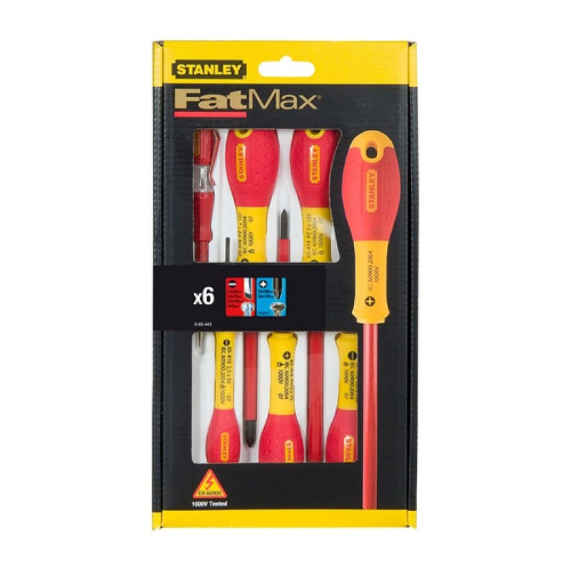 Set di Cacciaviti Stanley (6 pcs) Set di Cacciaviti Stanley (6 pcs)