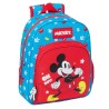 Zaino Scuola Mickey Mouse Clubhouse Fantastic Azzurro Rosso 28 x 34 x 10 cm
