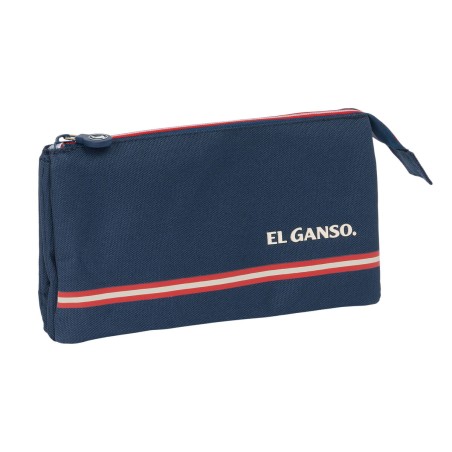 Portaoggetti Triplo El Ganso Classic Blu Marino 22 x 12 x 3 cm