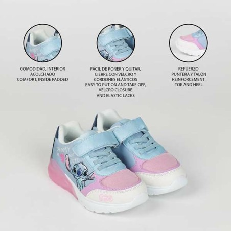 Scarpe Sportive per Bambini Stitch Azzurro Chiaro