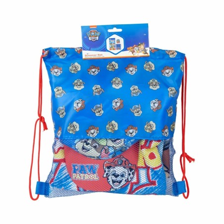Telo da Mare The Paw Patrol Azzurro 27 x 33 x 7 cm 3 Pezzi