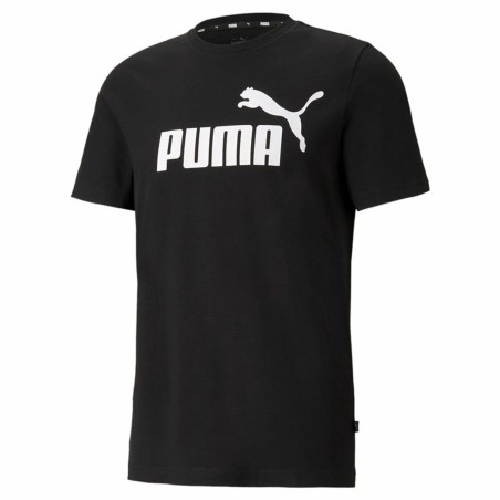 Maglia a Maniche Corte Uomo Puma 586666 01 Nero (L) (1 Unità)