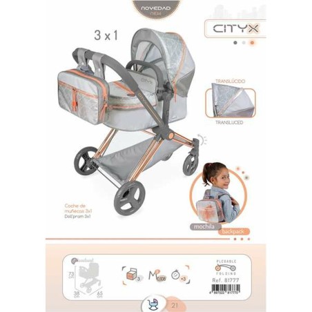 Carrozzina per Bambole Decuevas 50 cm