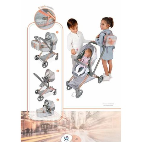 Carrozzina per Bambole Decuevas 50 cm