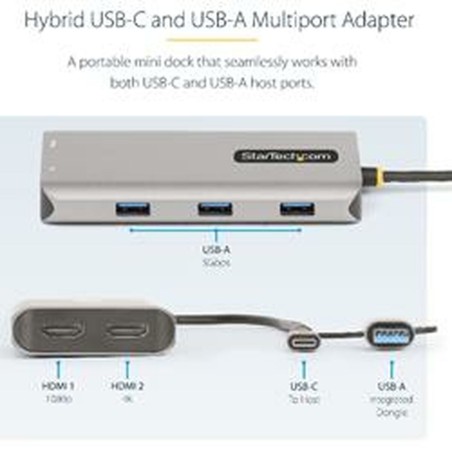 Kit di riparazione Startech 167B-USBC-MULTIPORT