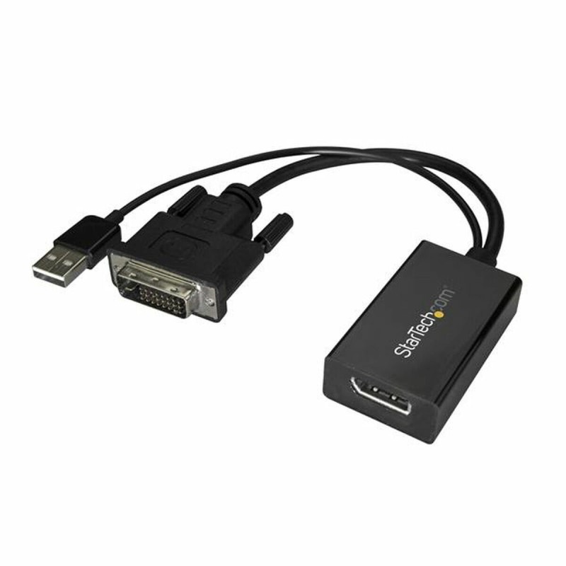 Adattatore DisplayPort a DVI Startech DVI2DP2 Nero Adattatore DisplayPort a DVI Startech DVI2DP2 Nero