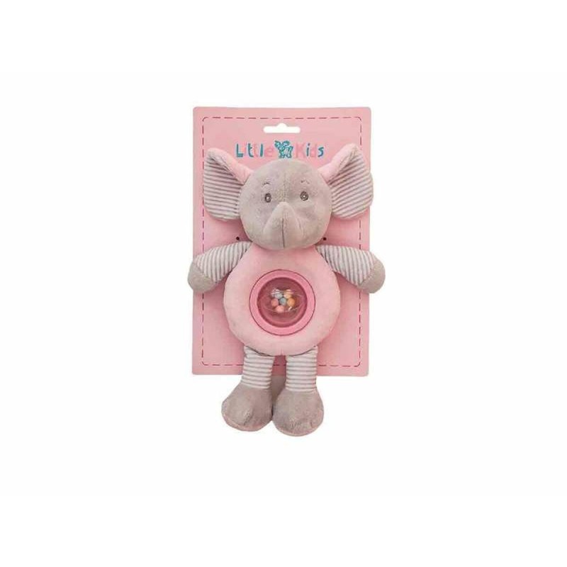 Peluche con Sonagli boli Rosa 25cm Peluche con Sonagli boli Rosa 25cm
