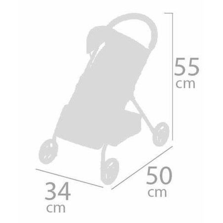 Carrozzina per Bambole Decuevas 34 x 50 x 55 cm