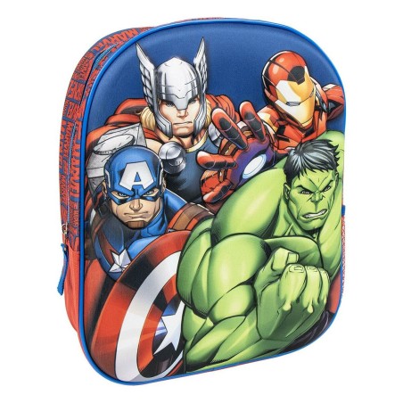 Zaino Scuola The Avengers Azzurro 8 x 31 x 27 cm