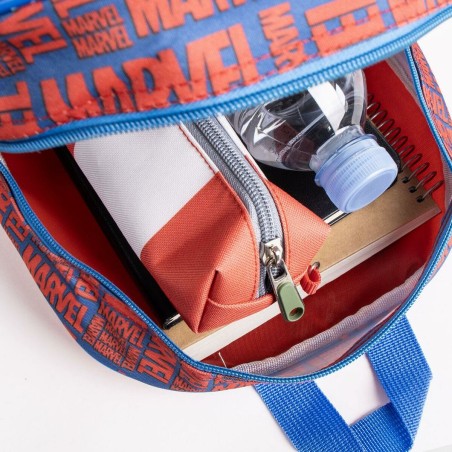 Zaino Scuola The Avengers Azzurro 8 x 31 x 27 cm