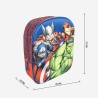 Zaino Scuola The Avengers Azzurro 8 x 31 x 27 cm