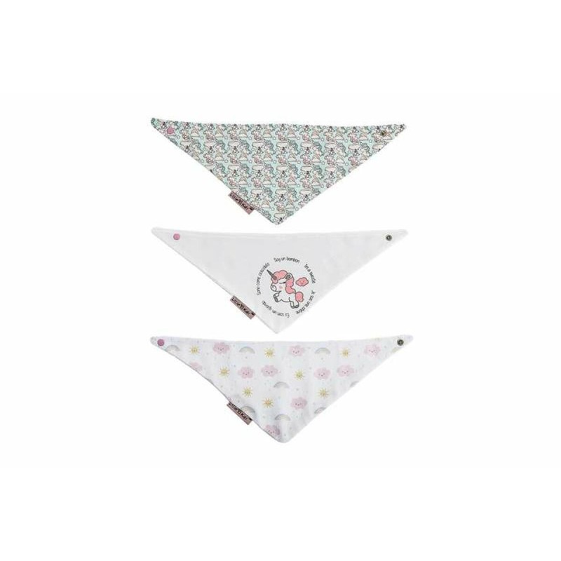 Set di Bavaglini Unicorn 42 x 16 cm 3 Pezzi Set di Bavaglini Unicorn 42 x 16 cm 3 Pezzi