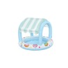 Bestway Piscina Gonfiabile per Bambini con Anello a Forma di Gelateria 104x84 cm +2 Anni Giardino 52638