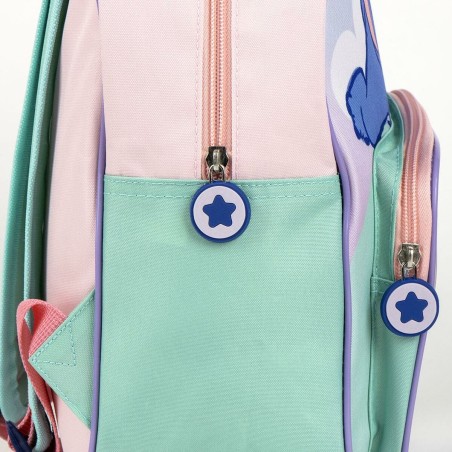 Zaino Scuola Stitch Lilla 25 x 30 x 12 cm
