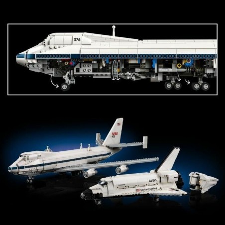 LEGO 10360 Shuttle Carrier Aircraft – Set da 2417 Pezzi per Appassionati di Spazio