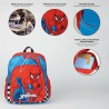 Zaino Scuola Spider-Man Rosso 31 x 12 x 38 cm