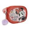 Borsa a Tracolla Minnie Mouse Rosso 14,5 x 10,5 x 4,0 cm