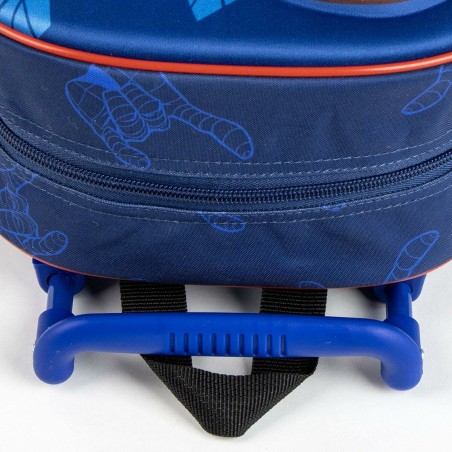 Trolley per la Scuola Spider-Man Azzurro 3D