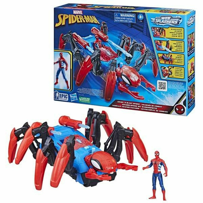 Playset di Veicoli Hasbro Spiderman Lancia proiettili