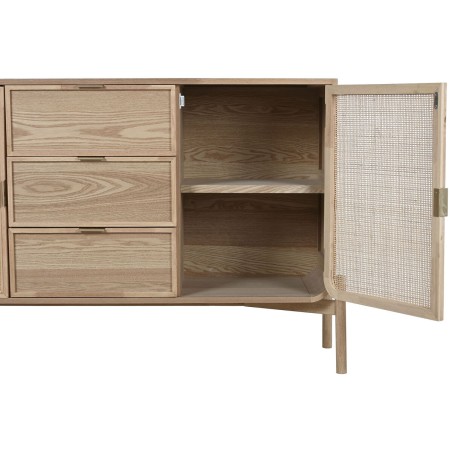 Credenza Home ESPRIT Rattan Abete 136 x 38 x 80 cm