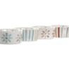 Vassoio per aperitivi DKD Home Decor 19,7 x 19,7 x 1 cm Multicolore Gres