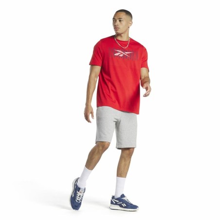 Maglia a Maniche Corte Uomo Reebok Graphic Series Rosso