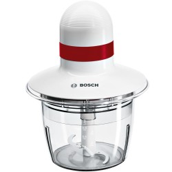 Tritatutto BOSCH MMRP1000 Bianco Rosso Acciaio inossidabile 400 W 800 ml 19,5 x 2,5 x 19,5 cm