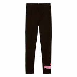 Leggings Sportivi per Bambini Puma Essentials Logo G Nero