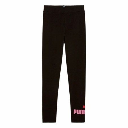 Leggings Sportivi per Bambini Puma Essentials Logo G Nero