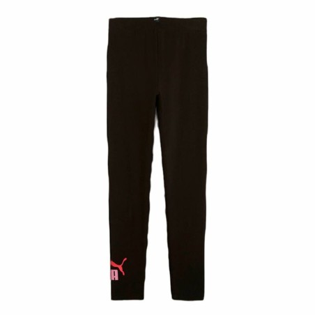 Leggings Sportivi per Bambini Puma Essentials Logo G Nero