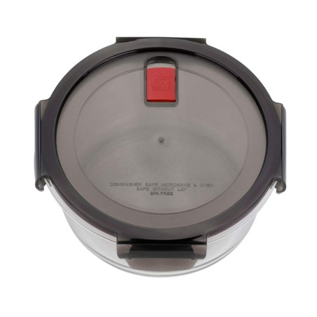 Porta pranzo Zwilling Gusto Trasparente Vetro Plastica 1,3 L Rotondo