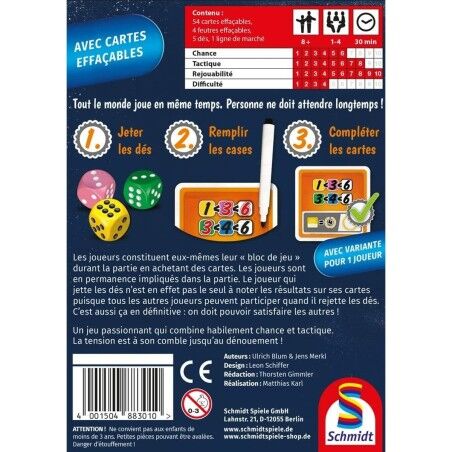 Gioco da Tavolo Schmidt Spiele Donnant Donnant (FR)