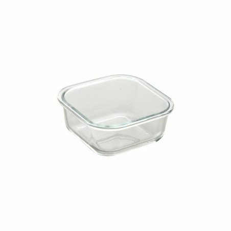 Set di scatole porta pranzo Bergner Walking Anywhere Vetro Borosilicato cuadradas Quadrato 320 ml 520 ml 800 Pagine Rosso