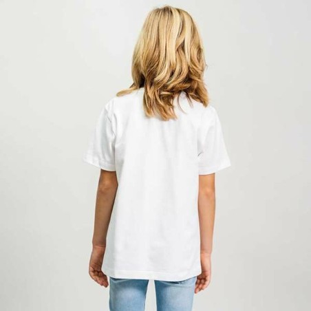 Maglia a Maniche Corte per Bambini Stitch Bianco