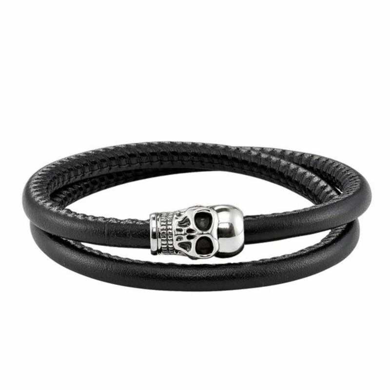 Bracciale Unisex Thomas Sabo UB0010-825-11 Argentato Nero 15 cm Bracciale Unisex Thomas Sabo UB0010-825-11 Argentato Nero 15 cm