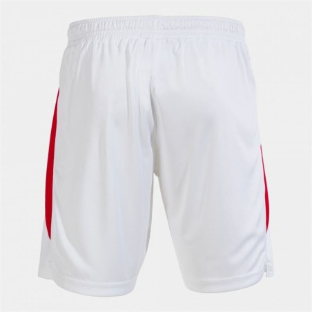 Pantaloncini Sportivi per Bambini Joma Sport Glasgow Bianco Rosso
