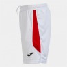 Pantaloncini Sportivi per Bambini Joma Sport Glasgow Bianco Rosso