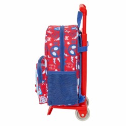 Trolley per la Scuola Spider-Man Rescue Azzurro Rosso 22 x 27 x 10 cm
