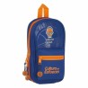 Astuccio Zaino Valencia Basket M847 Azzurro Arancio 12 x 23 x 5 cm