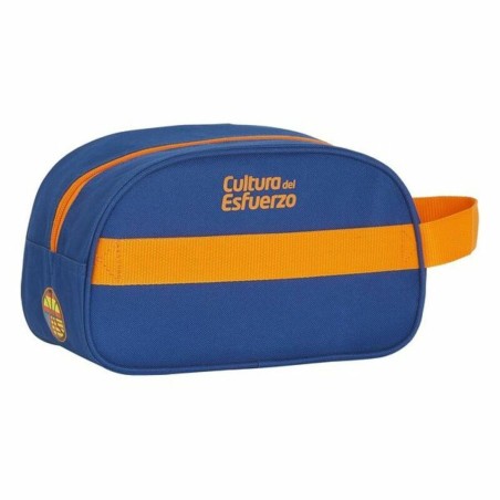 Necessaire per la Scuola Valencia Basket M248 Azzurro Arancio 26 x 15 x 12 cm