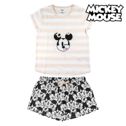 Pigiama Minnie Mouse Bianco (Adulti) Donna