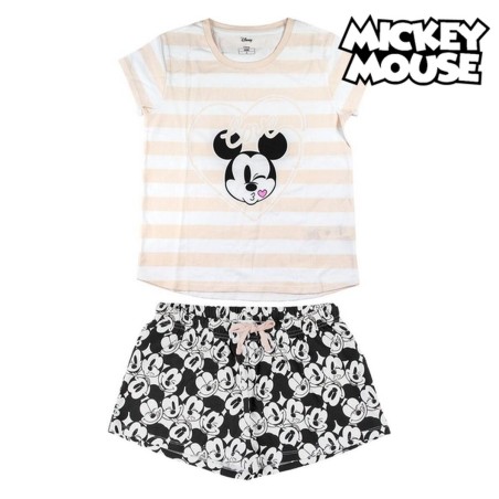 Pigiama Minnie Mouse Bianco (Adulti) Donna