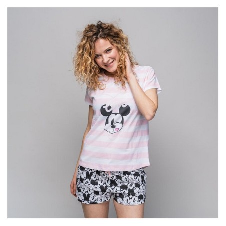 Pigiama Minnie Mouse Bianco (Adulti) Donna