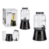 Caraffa in Vetro Trasparente Vivalto DW6004S-1 Nero Trasparente Metallo Cristallo Plastica 3,8 L Refrigeratore