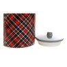 Barattolo DKD Home Decor Nero Rosso Grigio 15 x 15 x 22 cm